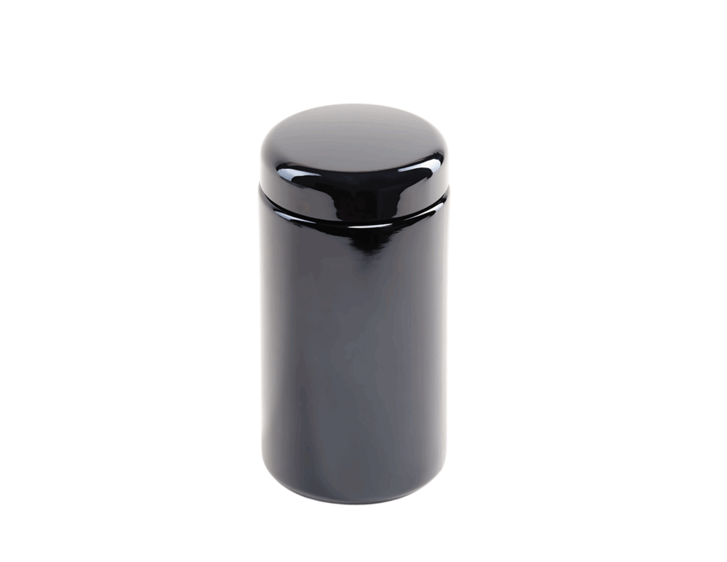 100 ml UV-Miron Glass Jar with Black Closure